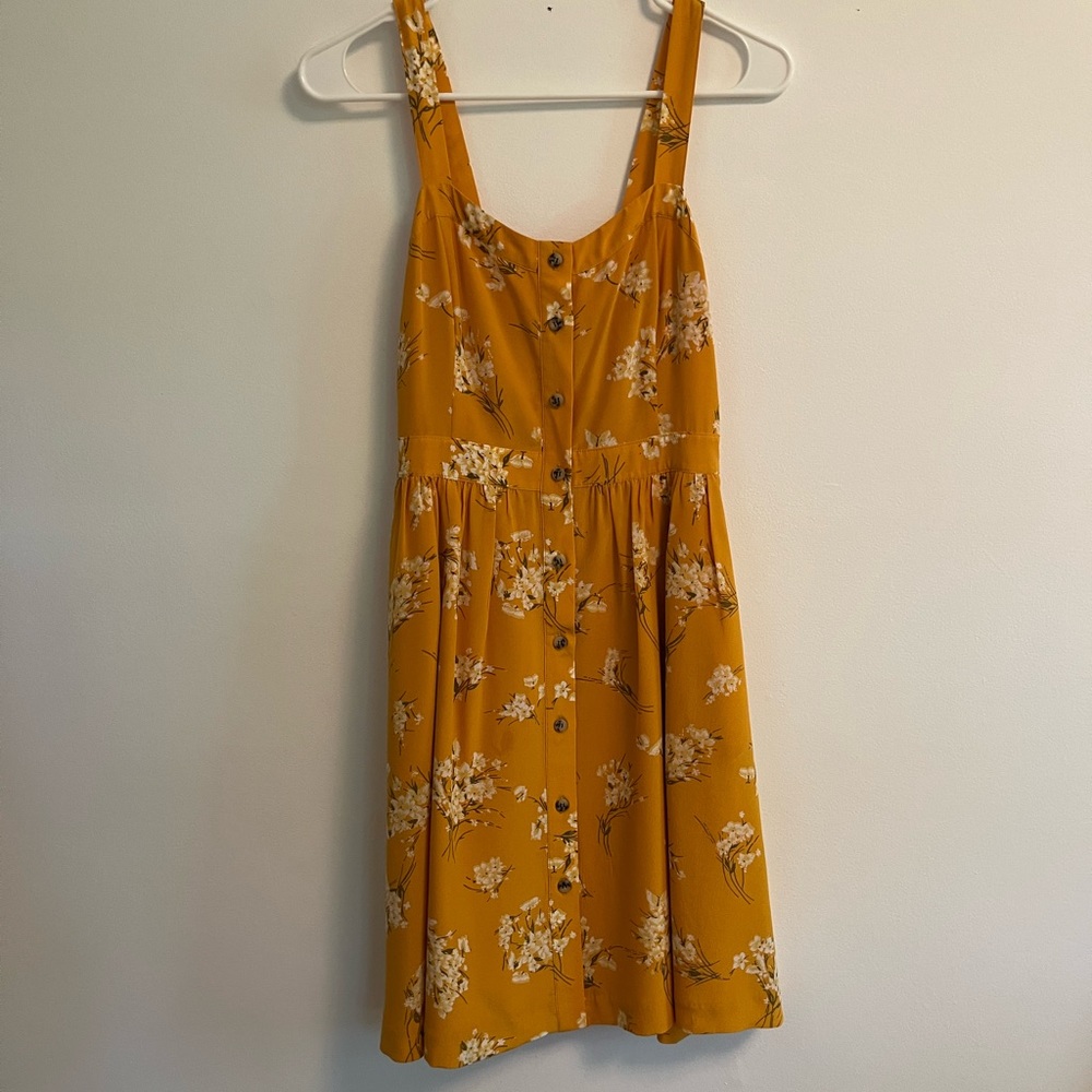 Madewell summer dress with white flowers